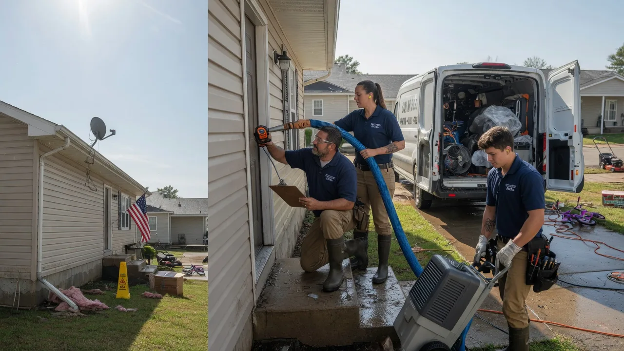 Ceiling Water Damage Restoration in Fort Recovery, OH near me